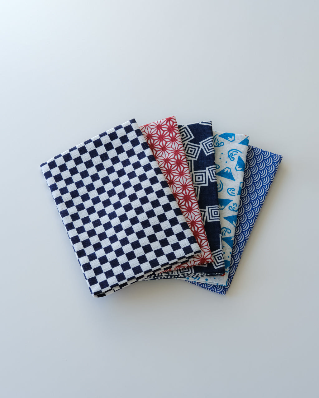 Japanese Cotton Cloth 5pcs | てぬぐい 5pcs